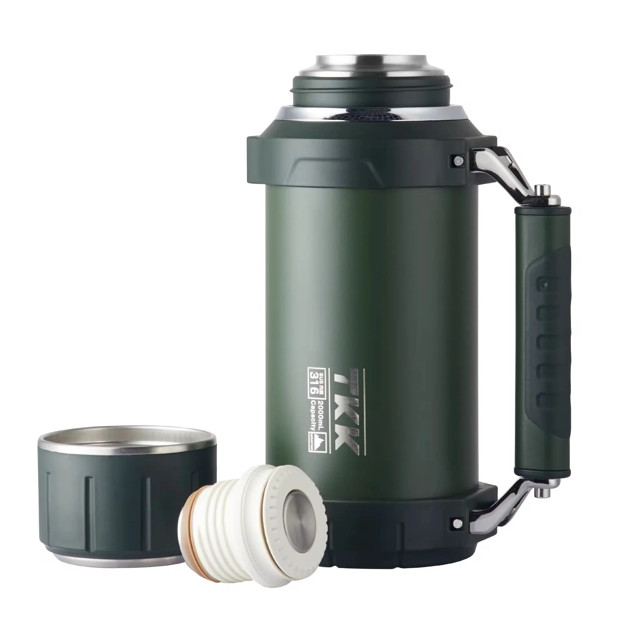 زجاجة مياه حافظة للحرارة معزولة تقليدية سعة نصف جالون- Traditional Half Gallon Insulated Vacuum Water Bottle