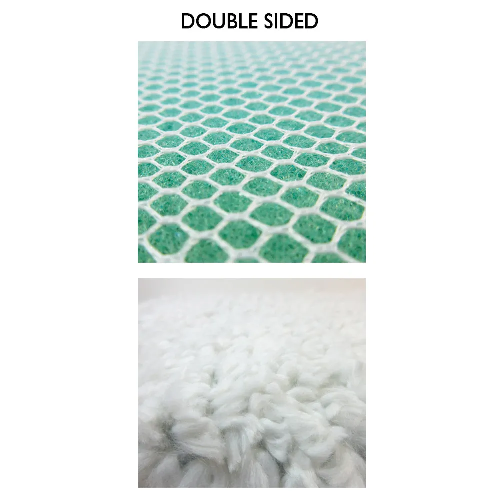 3X Jumbo Car Wash Washing Chenille Mitt Cleaning Glove Dual Sided Heavy Duty USA