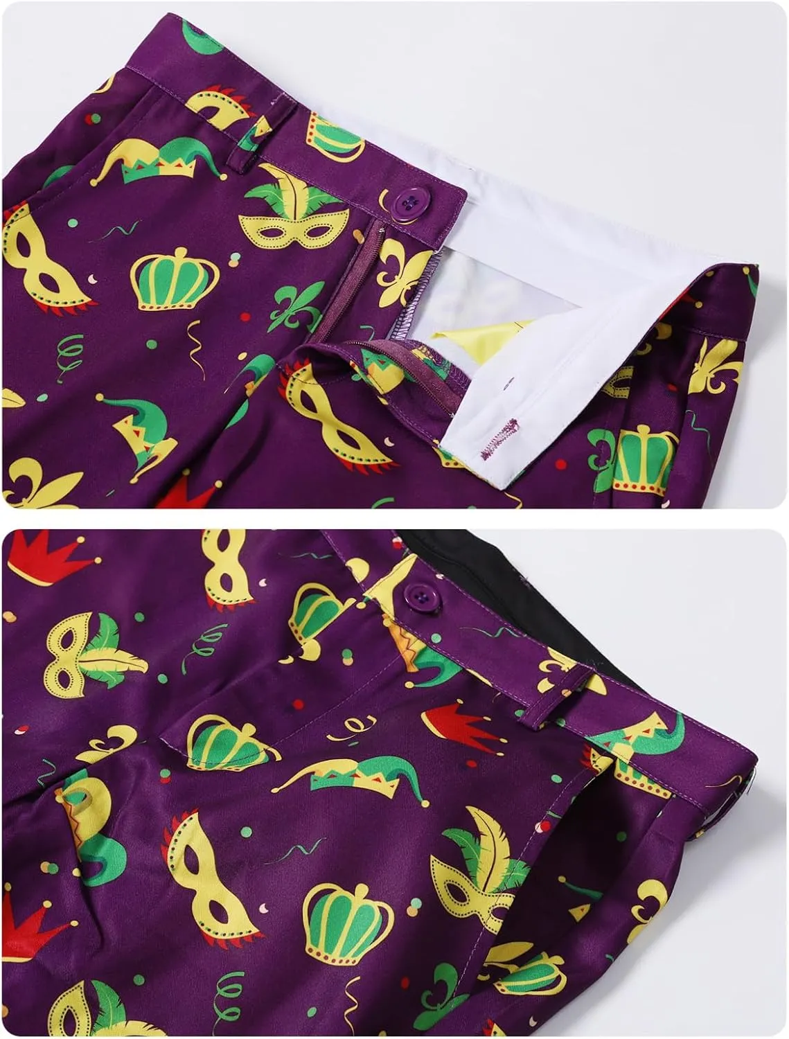 A&J DESIGN Boys Funny Print Suit for 6-16 Years