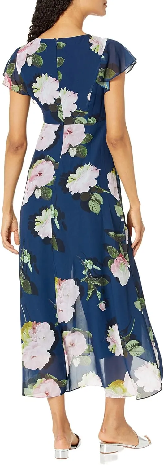 Adrianna Papell Women's Floral Printed Jumpsuit