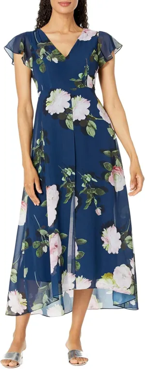Adrianna Papell Women's Floral Printed Jumpsuit