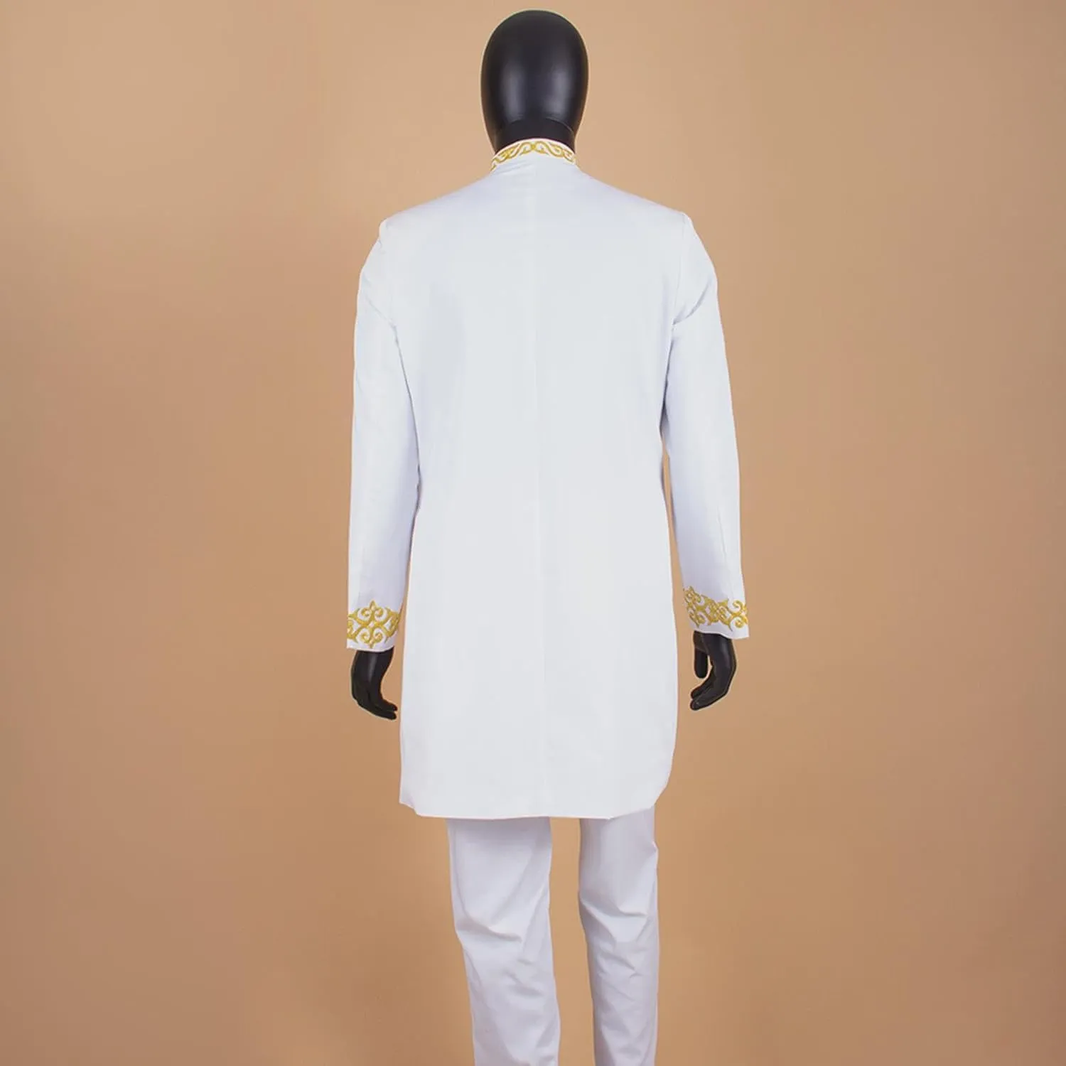 African Suits for Men 2 Piece Tuxedo Slim Fit Blazer Party Jacket Dress Suit