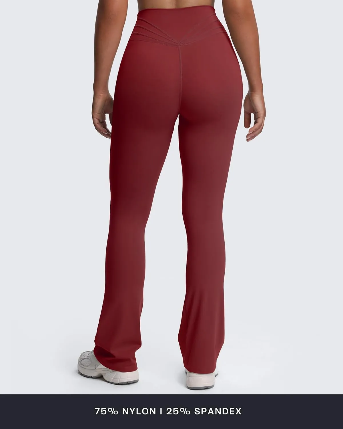 Aoxjox Flare Leggings for Women Trinity Tummy Control High Waisted Wide Leg Yoga Pants 29"/31"/33"