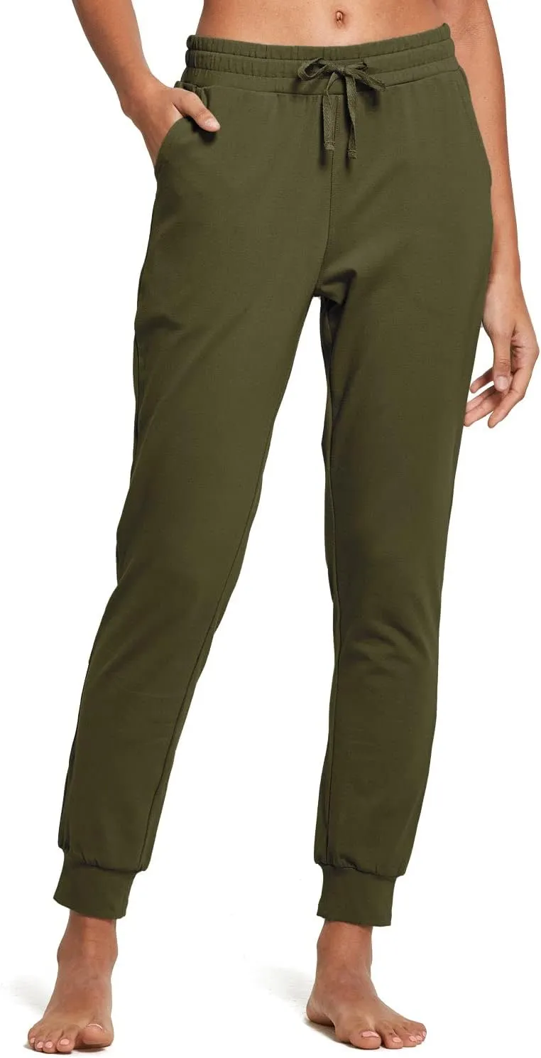 baleaf Womens Sweatpants Cotton Joggers with Pockets Lounge Sweat Pants Tapered Casual Running Workout Yoga