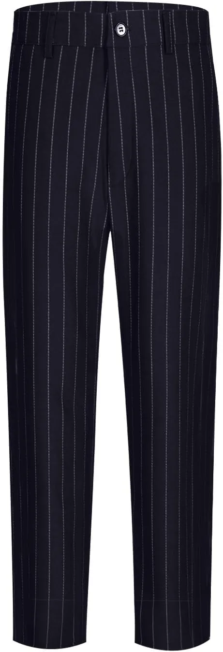 Boy Suits Stripe Tuxedo Suit Set Complete Outfit Formal Wedding Party Wear Ring Bearer Outfit