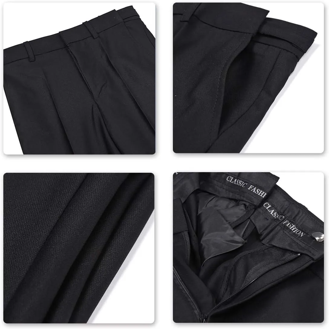 Boyland Boys Tuxedo Suit Velvet Peak Lapel Vintage 2 Pieces Slim Fit Jacket Pants Suit Set Prom Party