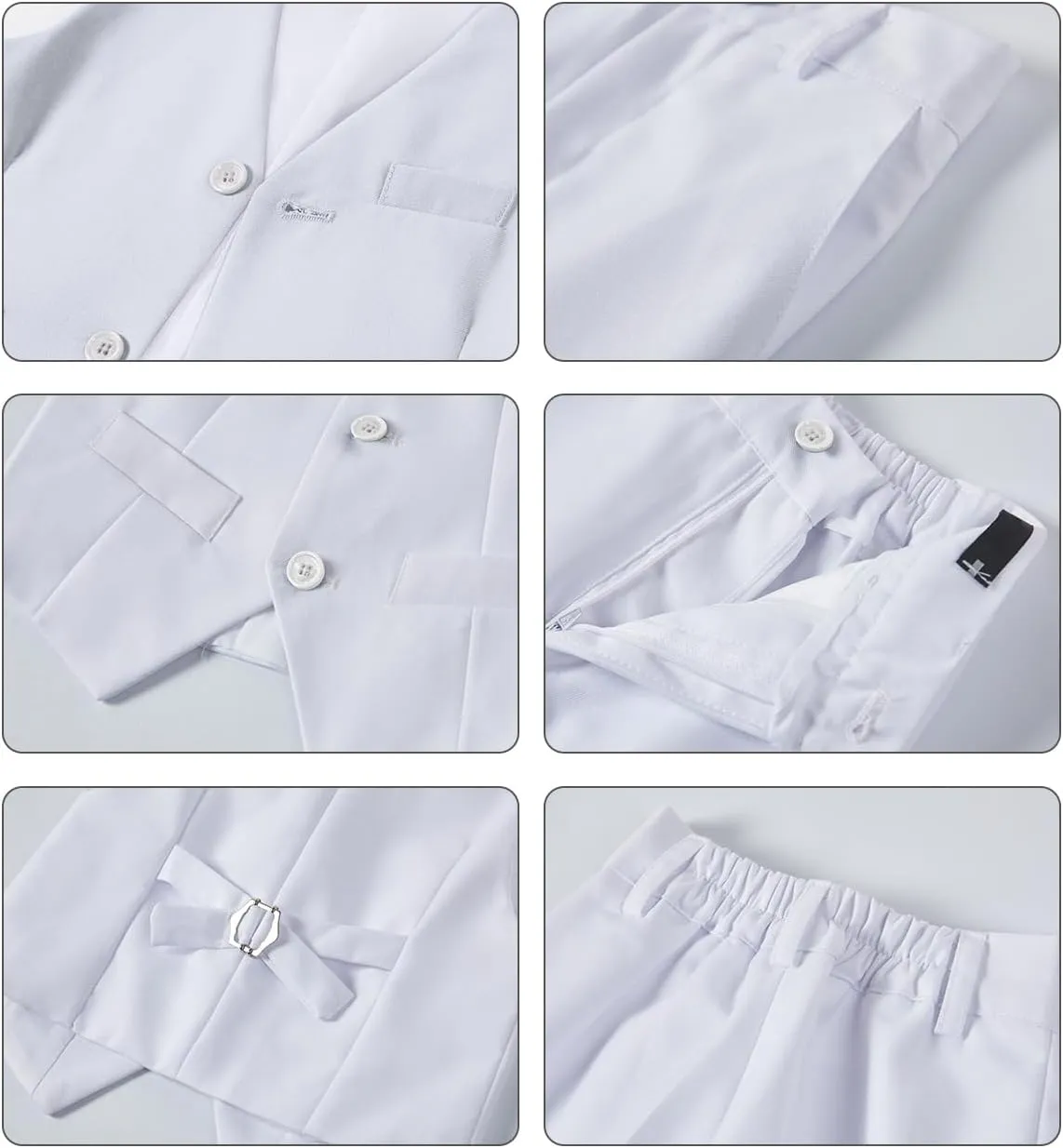 Boys Vest Set Formal Dress Suits Wedding Outfit Dresswear