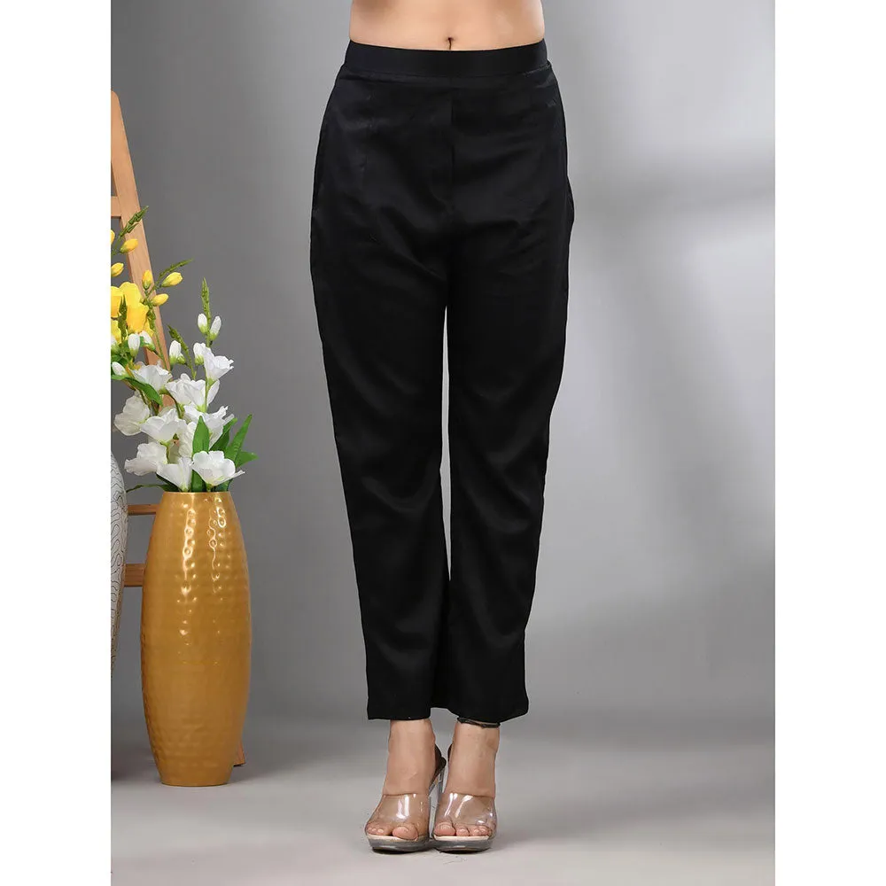 CHARUKRITI Green Colorblock Co-Ord (Set of 2)