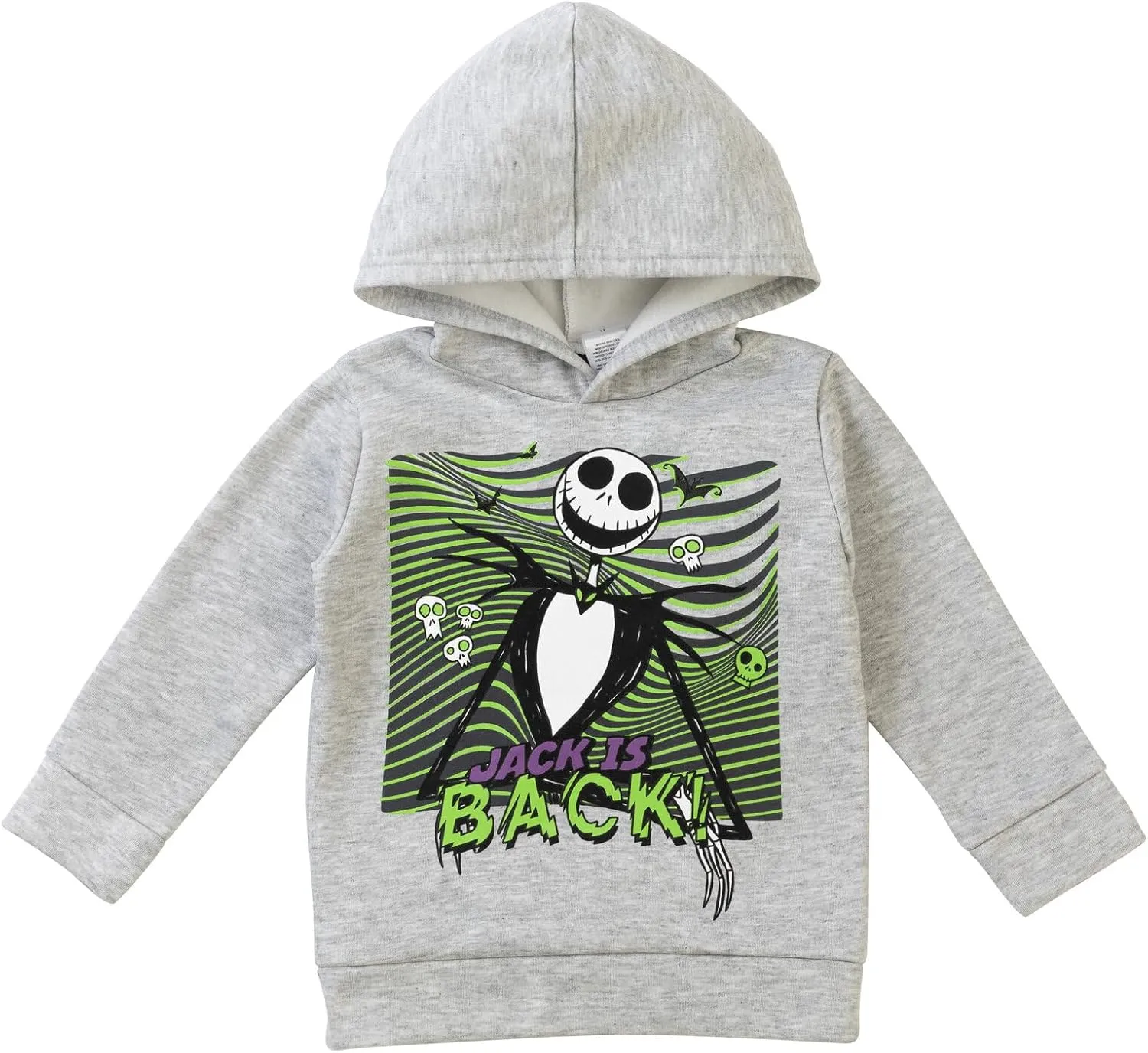 Disney Nightmare Before Christmas Fleece Hoodie and Pants Outfit Set Toddler to Big Kid