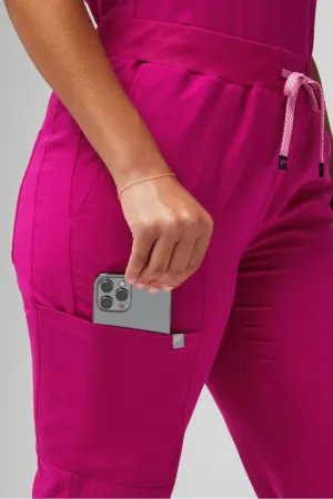 Fabletics Women's Performance Scrub Pant - MotionTech, 4-Way Stretch, Pocket-Packed, Wrinkle-Resist, Semi-Slim Fit