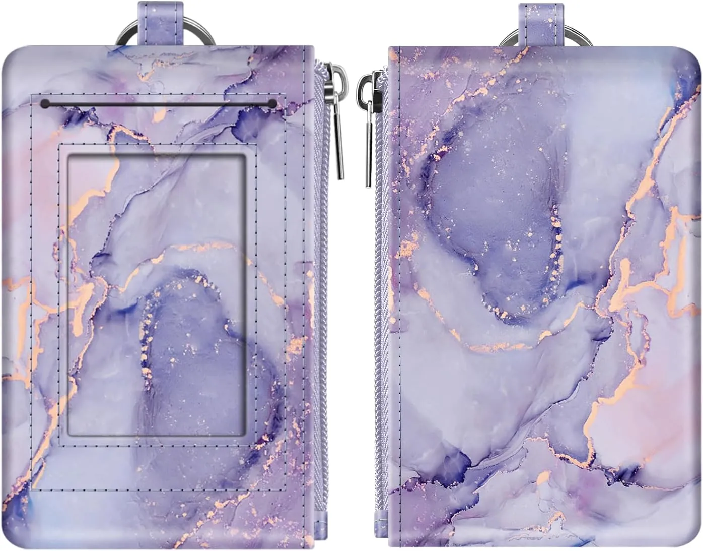 Fintie Zip ID Case Card Holder, Slim Coin Purse Wallet RFID Blocking Change Pouch with Key Chain