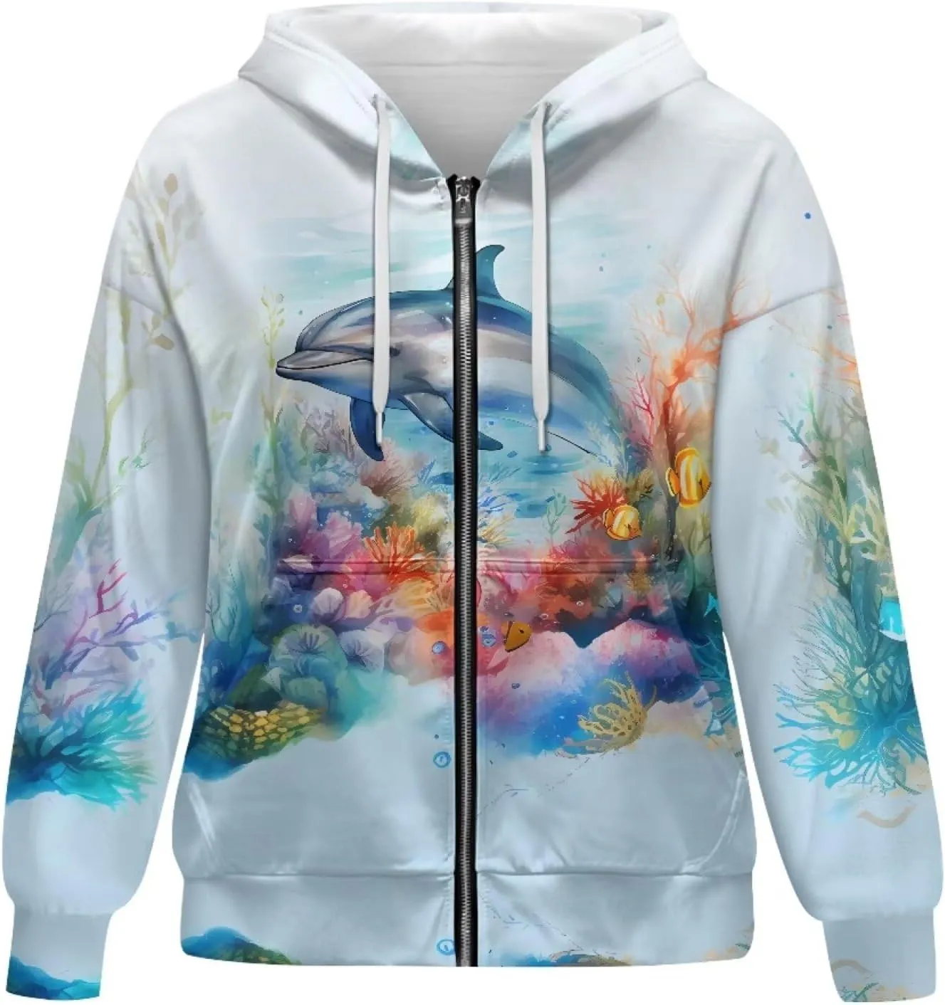 Forchrinse Red Ladybug Zip Up Hoodie for Women Long Sleeve Causal Y2K Hoodie Ladybug Oversized Sweatshirts Fall Pullover Tops