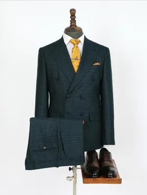 Frankie Green  Set Blazer Linen Suit
