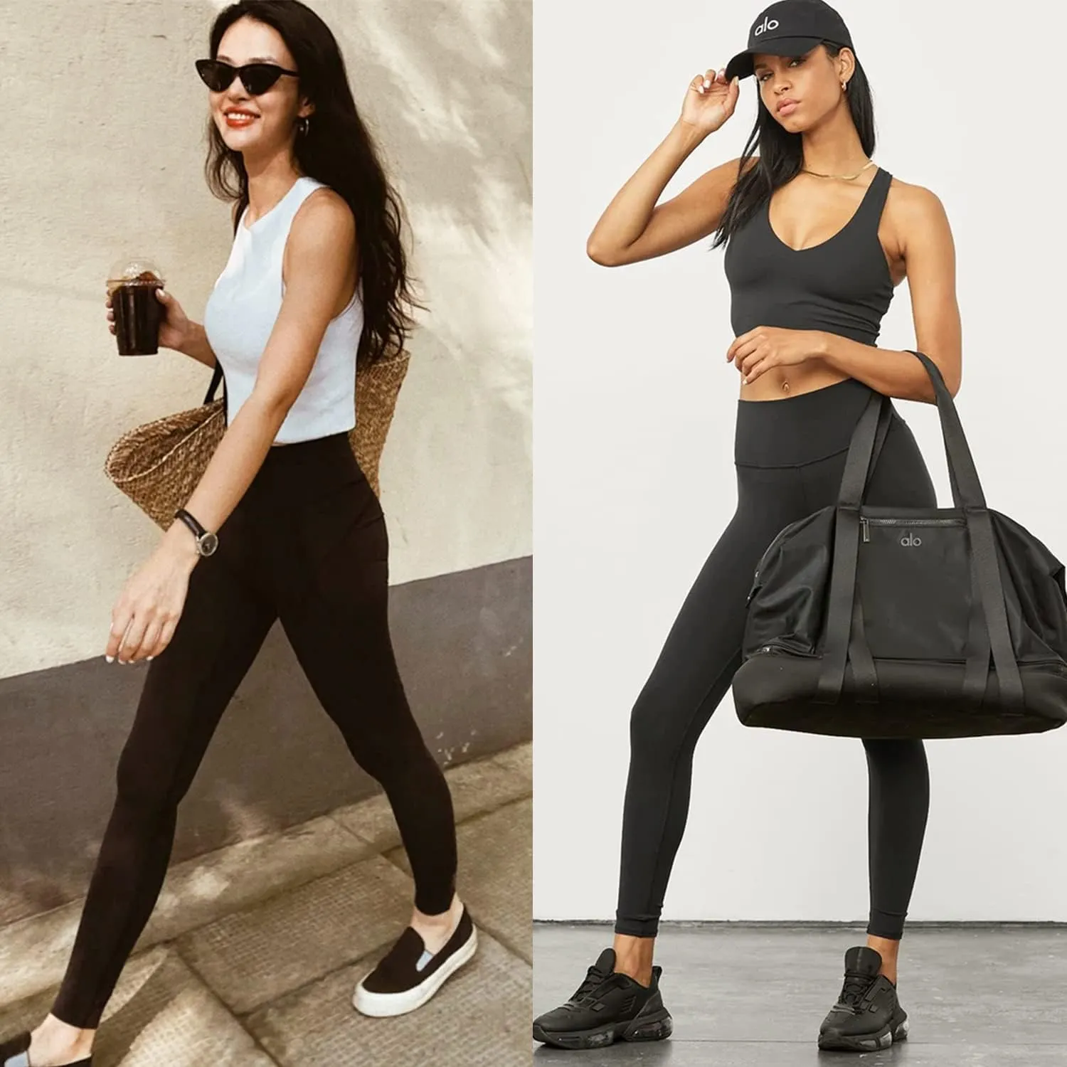 FULLSOFT 3 Pack Leggings for Women High Waisted Soft Black Yoga Pants for Workout Athletic Running Reg & Plus Size