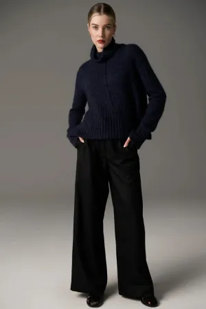 Grove Turtleneck Knit | Ink
