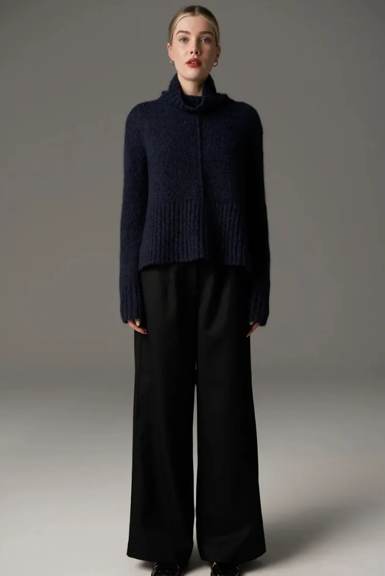 Grove Turtleneck Knit | Ink