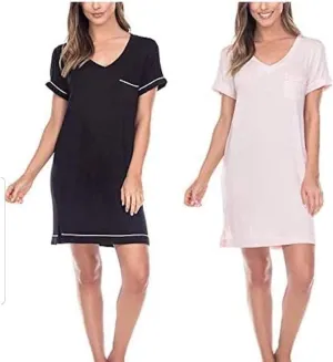 Honeydew Ladies' 2-Pack Sleep (Black/Pink) XXL