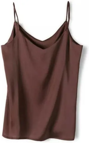 JSEIAJB Women's Spring Women Camisole Fashion Strap Top Halter V Neck Basic Sleeveless Satin Silk Tank Tops(2X-Lcode)