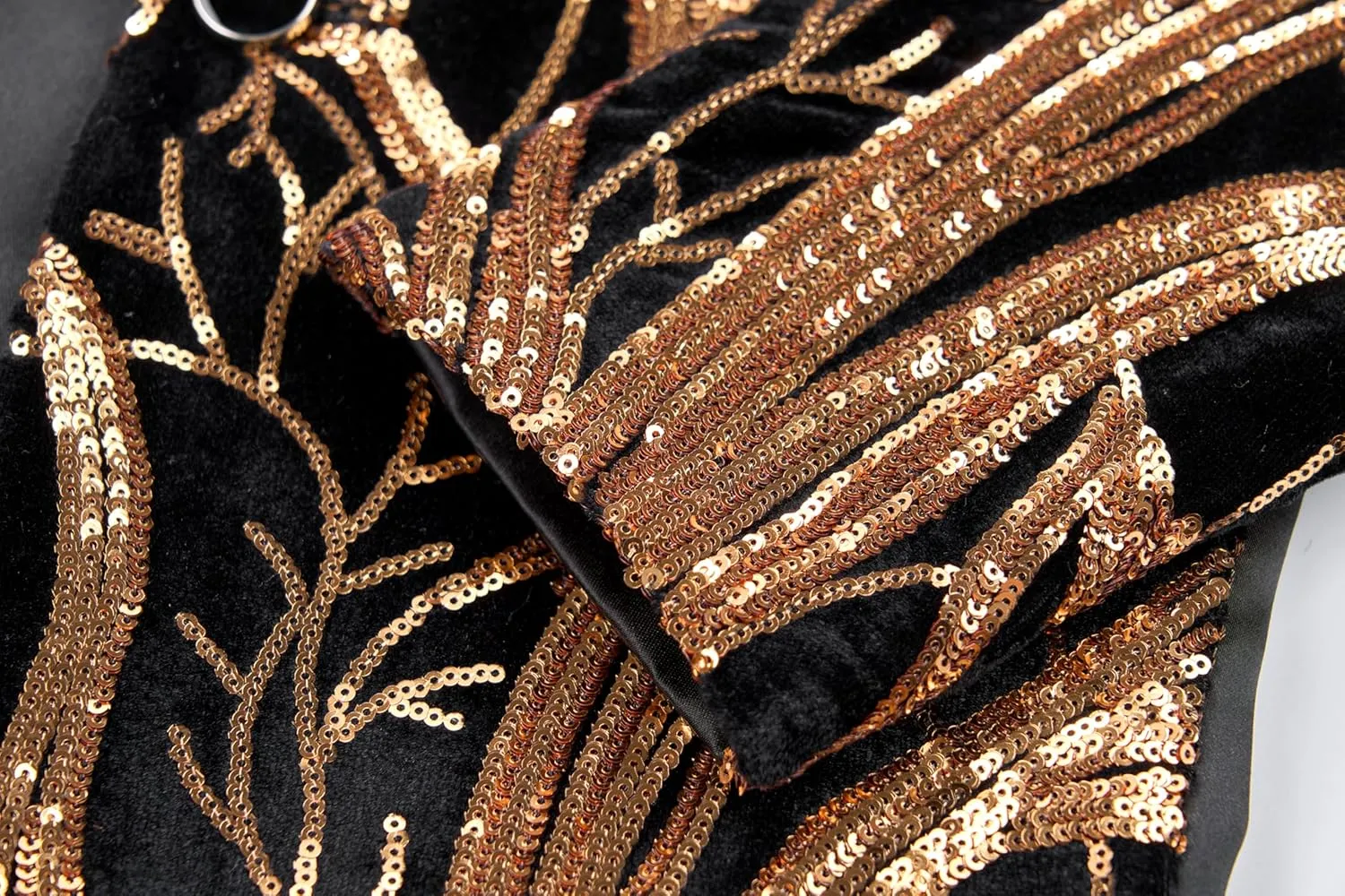 Kids Tuxedo Suits for Boys 3 Piece Sequin Formal Suit Set Ring Bearer Outfit Prom Wedding