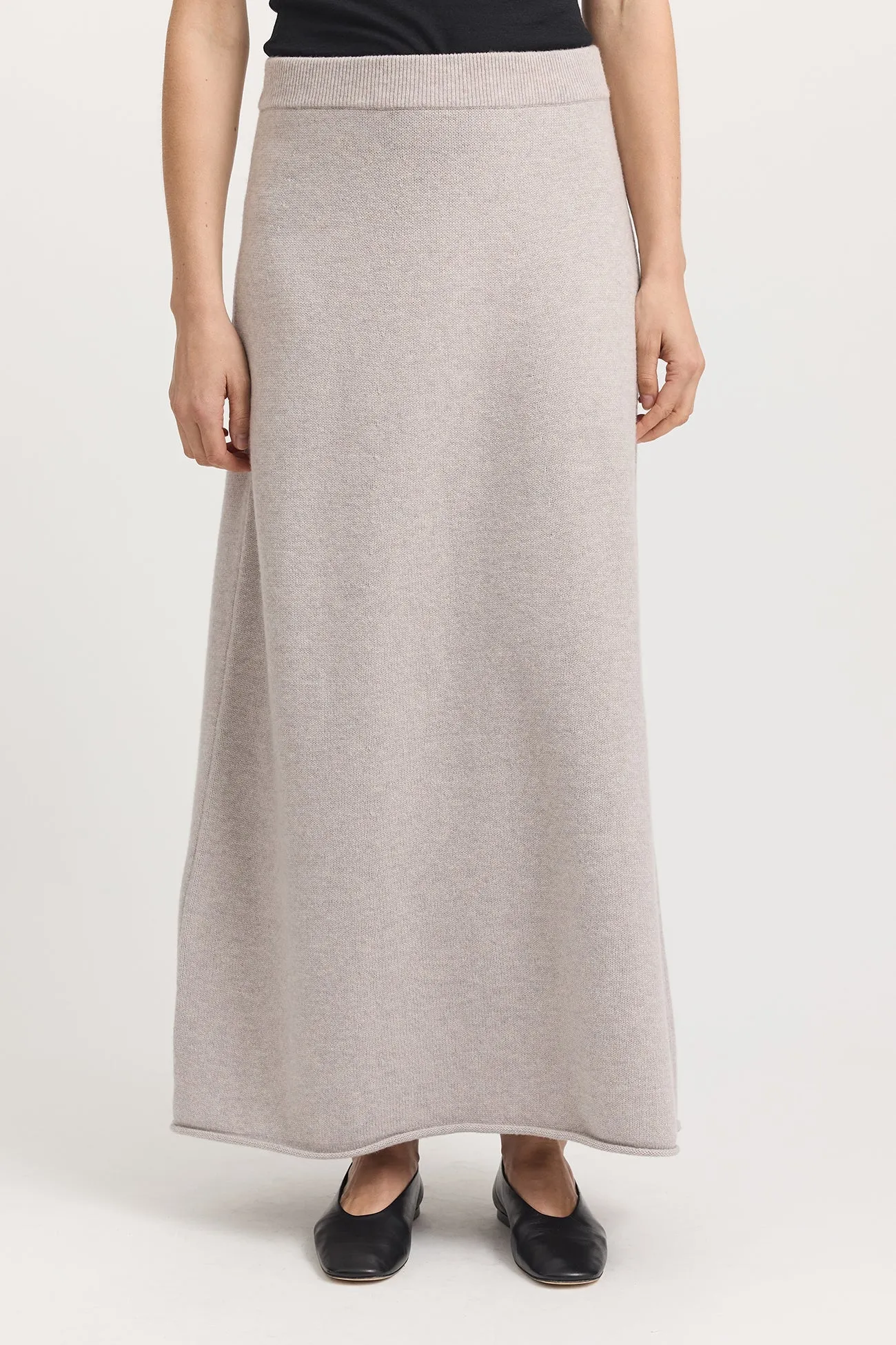 Lambswool Skirt | Oat