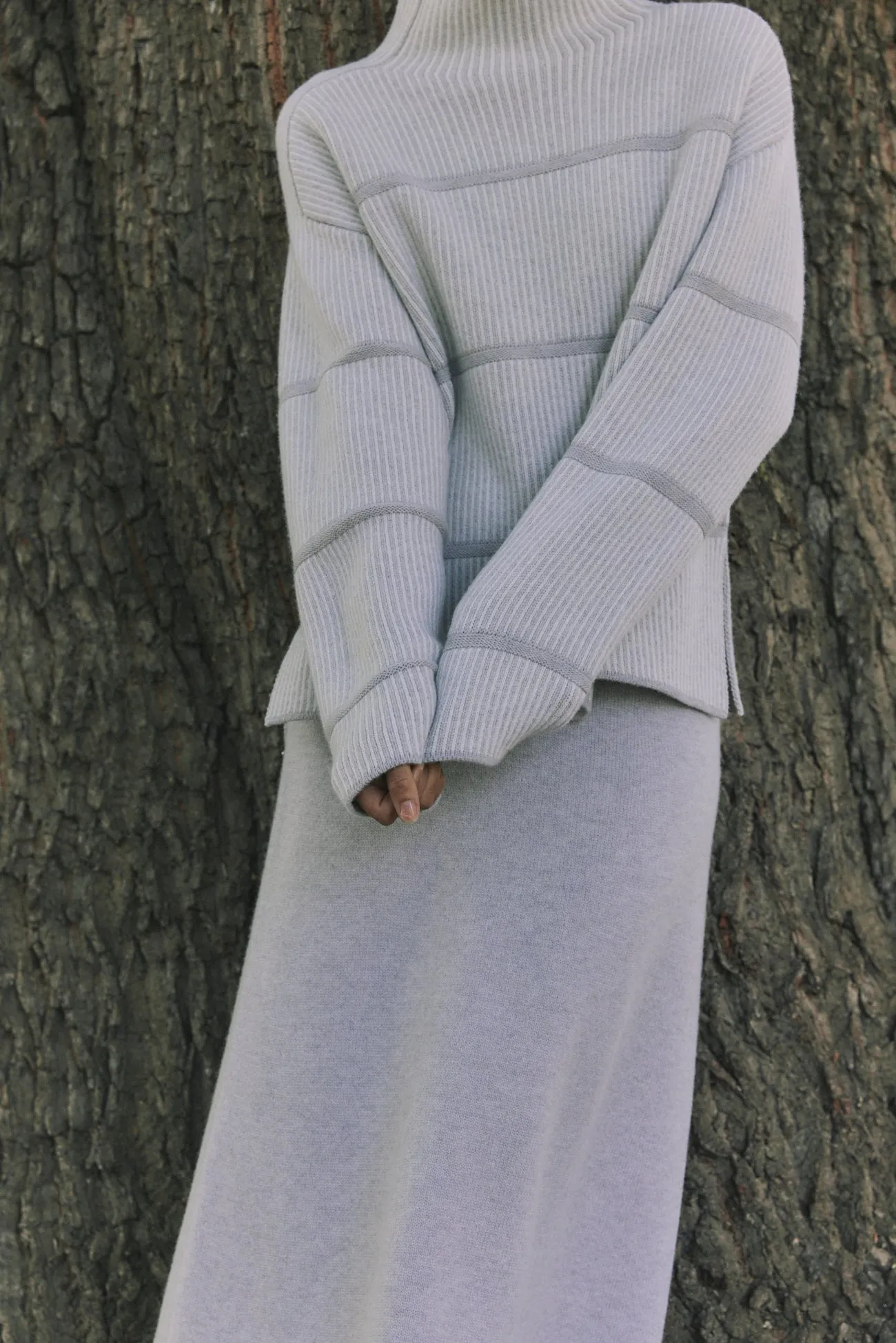 Lambswool Skirt | Oat