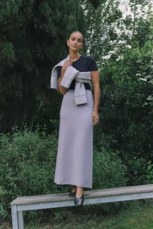 Lambswool Skirt | Oat