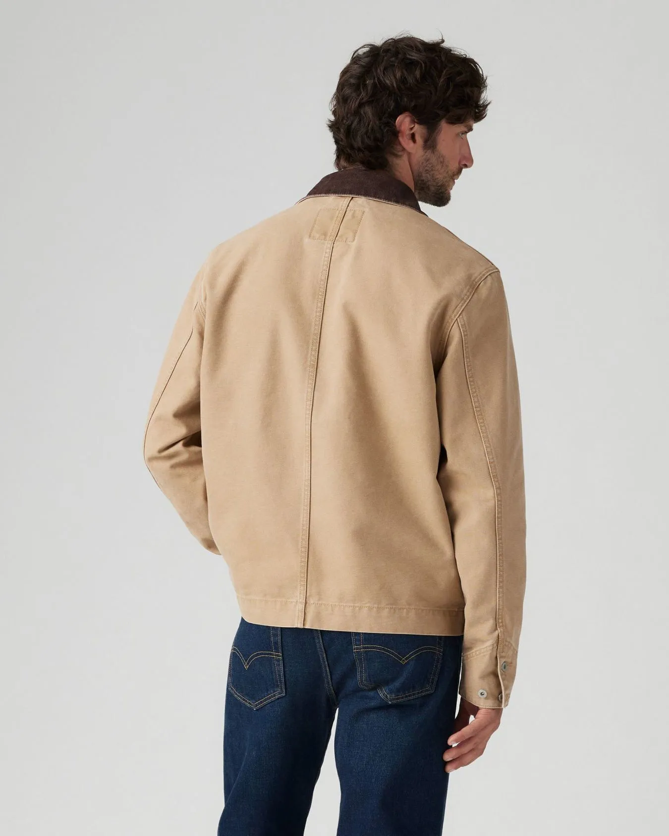 Levi's® Full Zip Mechanics Jacket - Scary Tigers Eye