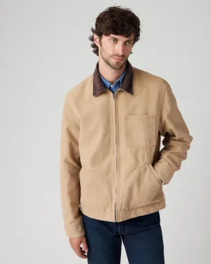 Levi's® Full Zip Mechanics Jacket - Scary Tigers Eye