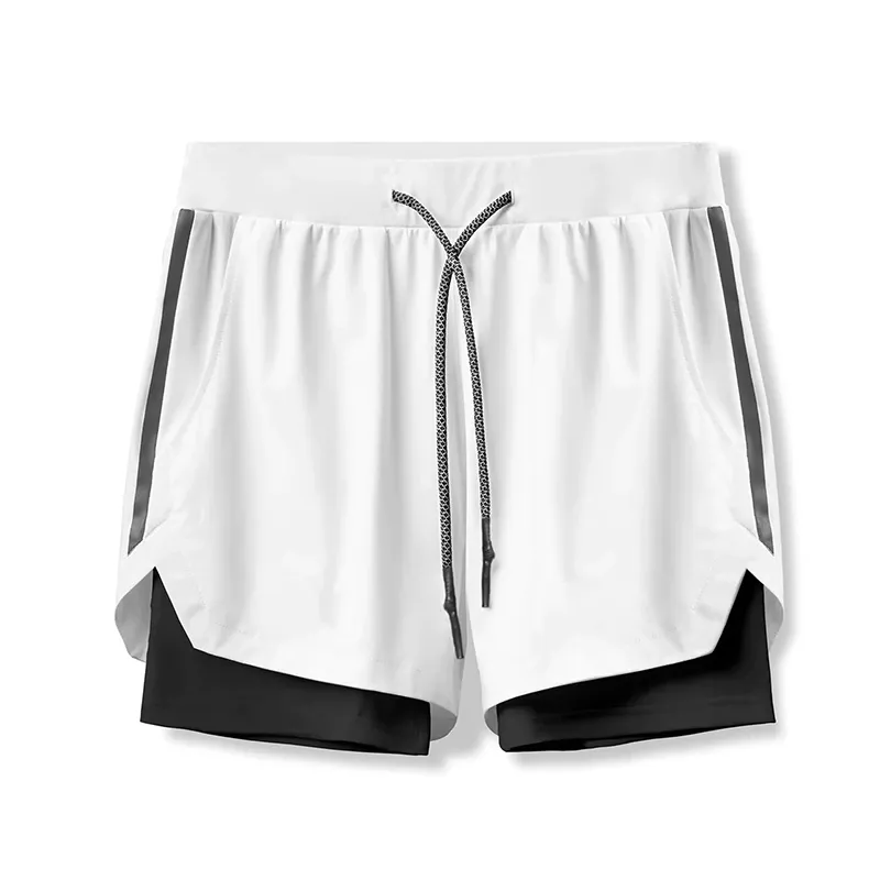 Men's 2-in-1 Double Layer Gym Shorts