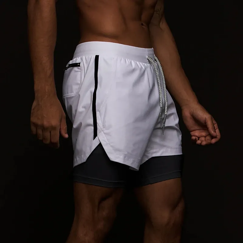Men's 2-in-1 Double Layer Gym Shorts