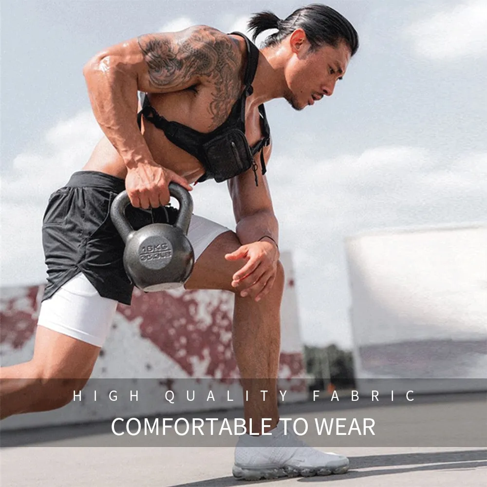 Men's 2-in-1 Double Layer Gym Shorts
