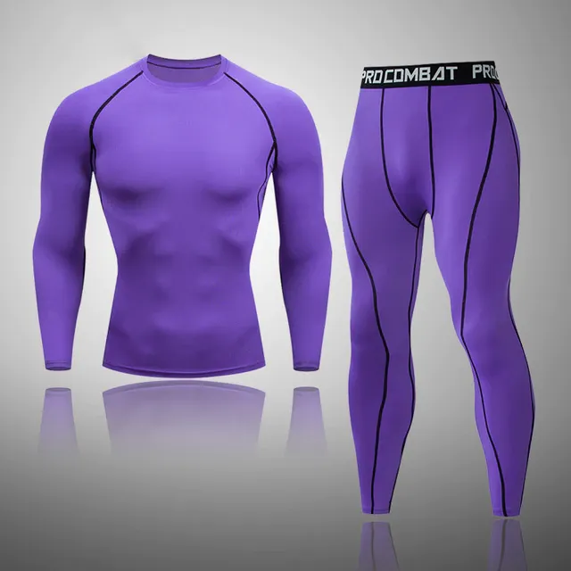 Men's Compression Basic Thermal Quick Dry Underwear Full Set