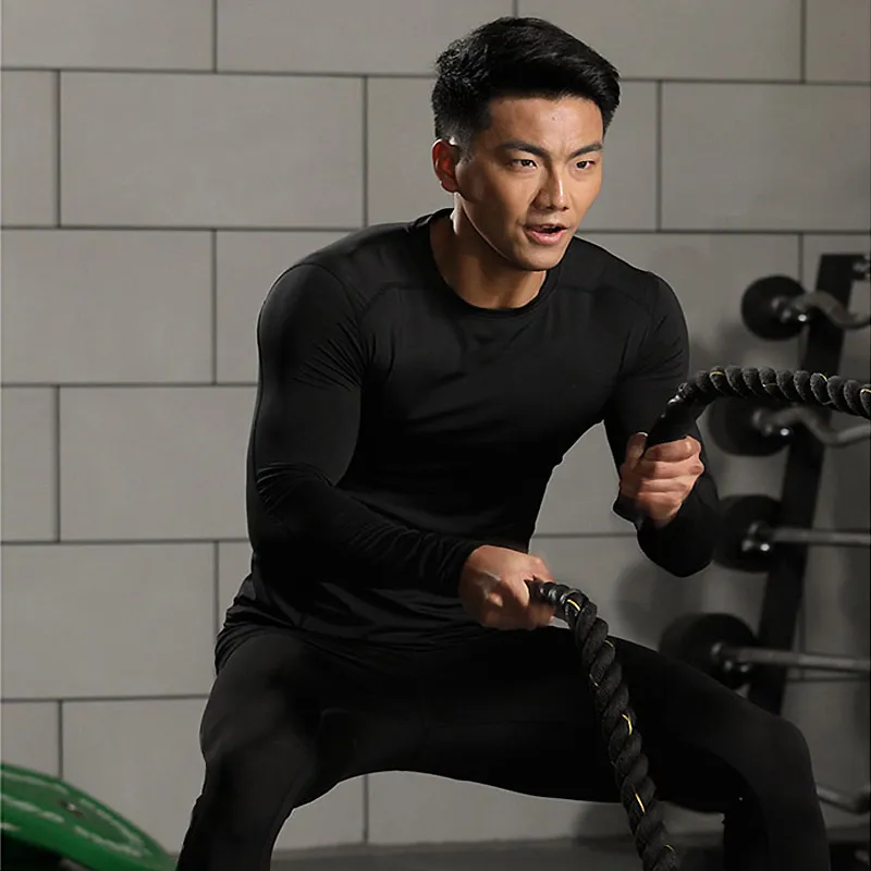 Men's Compression Basic Thermal Quick Dry Underwear Full Set