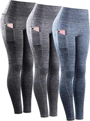 NELEUS Women's Yoga Pant Tummy Control High Waist Running Leggings with Pocket