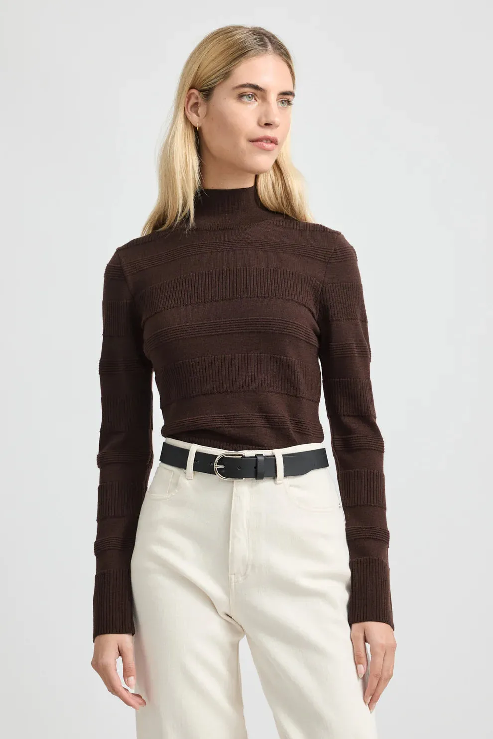 Ottoman Roll Neck | Cacao