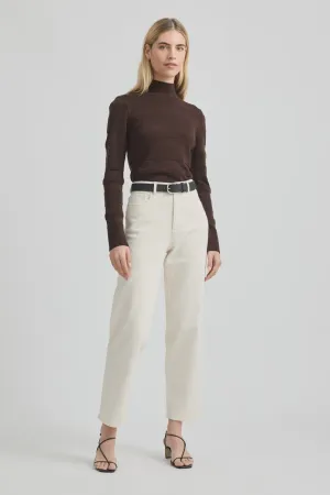 Ottoman Roll Neck | Cacao