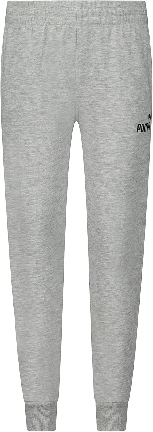 PUMA Boys' Core Logo Jogger, Side Seam Pockets, Elastic Waistband, Pull on Pant