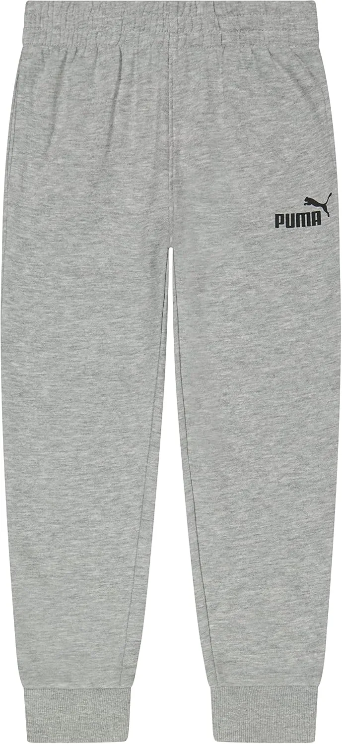 PUMA Boys' Core Logo Jogger, Side Seam Pockets, Elastic Waistband, Pull on Pant