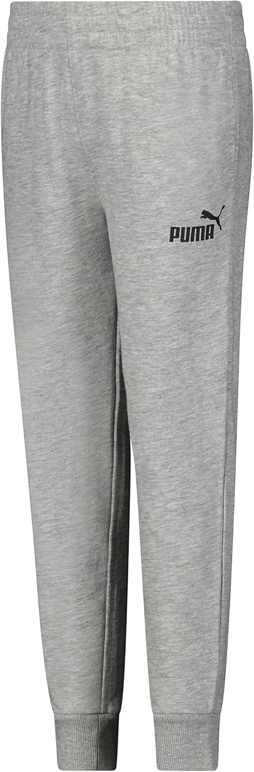 PUMA Boys' Core Logo Jogger, Side Seam Pockets, Elastic Waistband, Pull on Pant