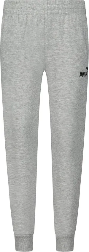PUMA Boys' Core Logo Jogger, Side Seam Pockets, Elastic Waistband, Pull on Pant