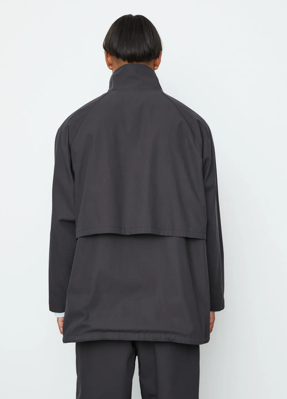 Stand Collar Half Coat