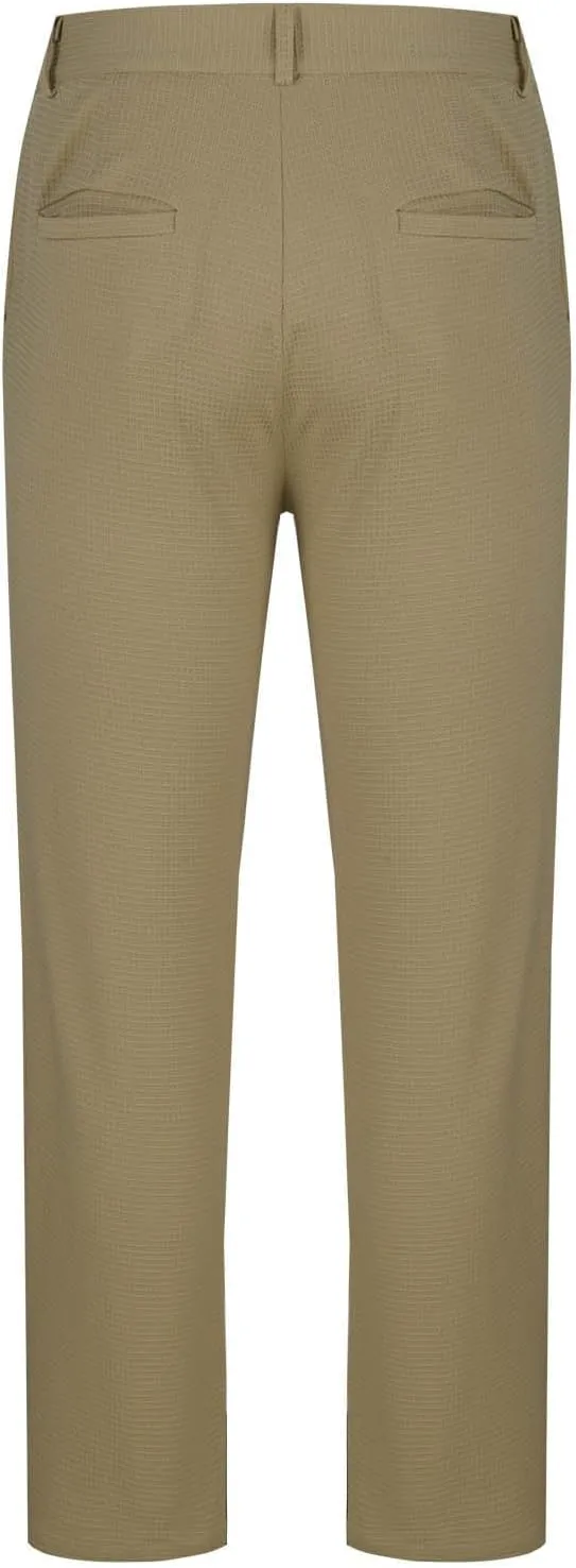 Suit Pants for Men Big and Tall Loose Casual Business Formal Dress Pant Texture Expandable Waist Flat Front Trousers