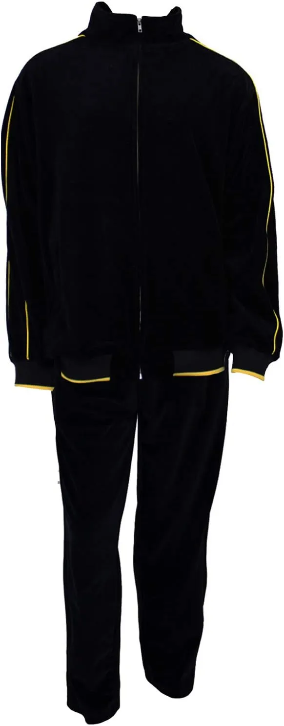 Sweatsedo Mens Velour Tracksuit