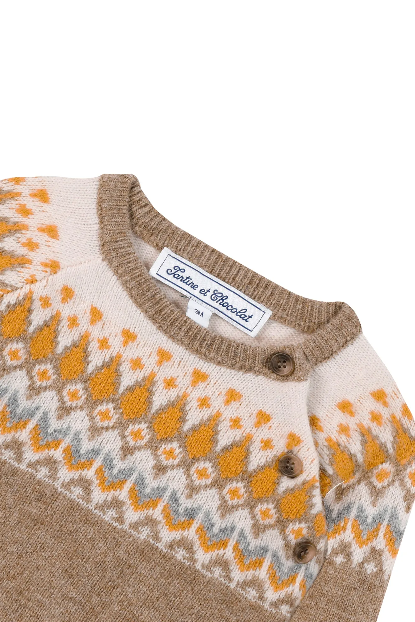 Tartine et Chocolat Wool Sweater - Chestnut