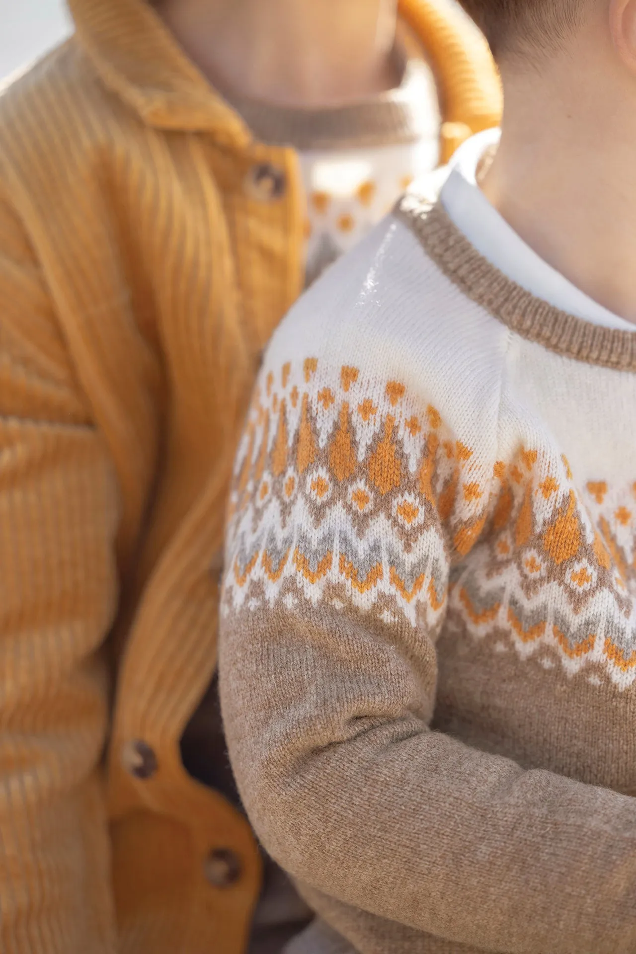 Tartine et Chocolat Wool Sweater - Chestnut