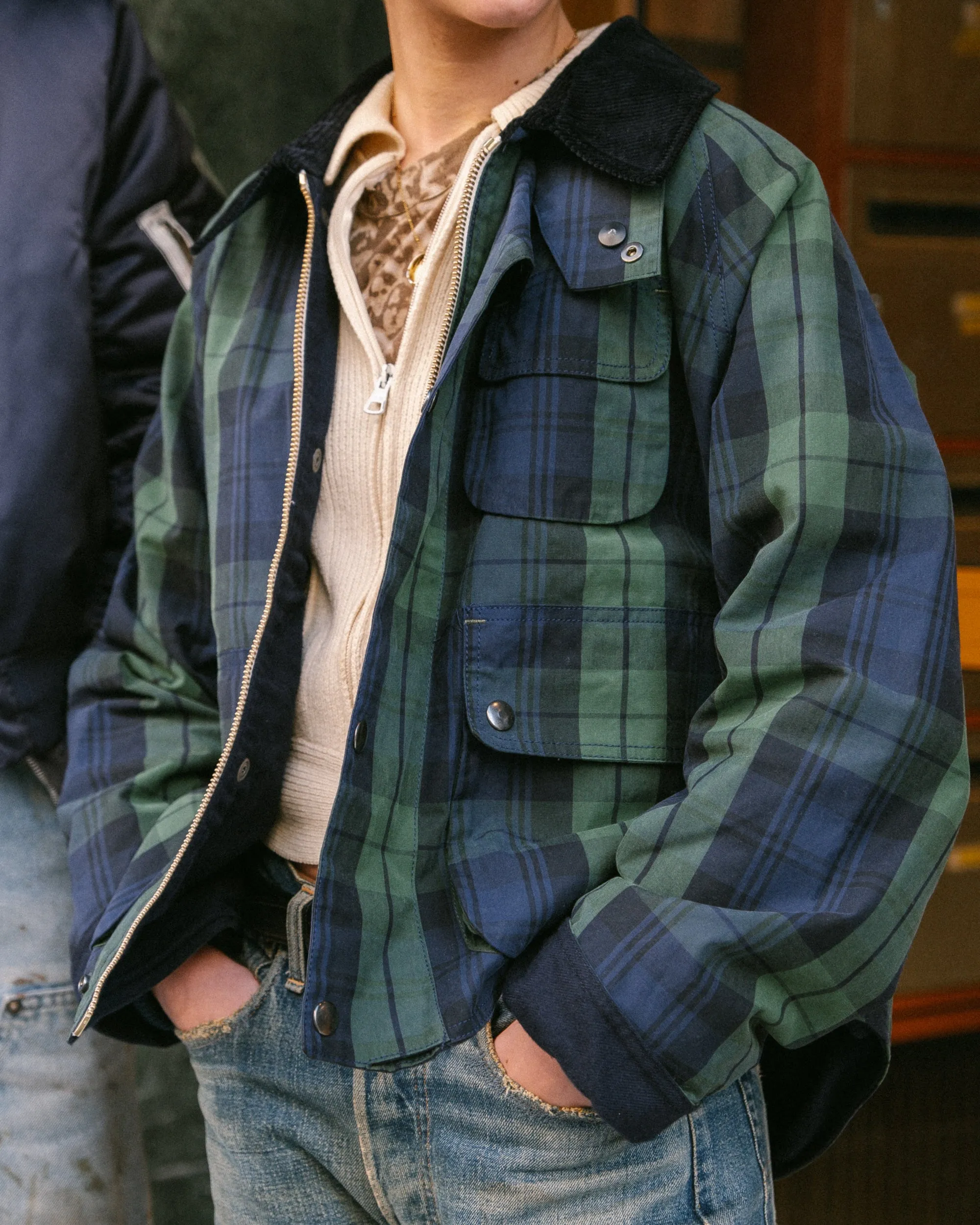 THE CHECKED WAX JACKET