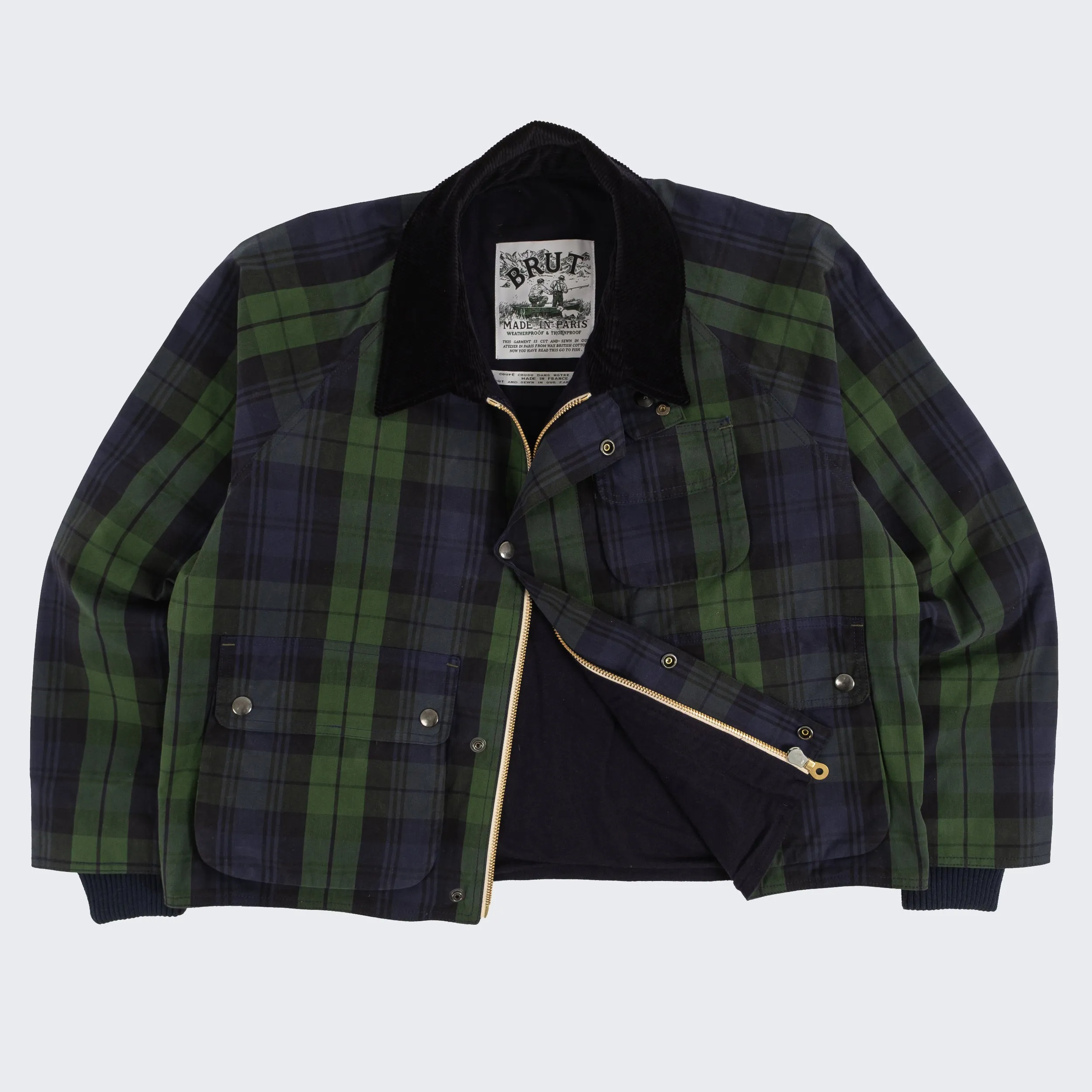 THE CHECKED WAX JACKET