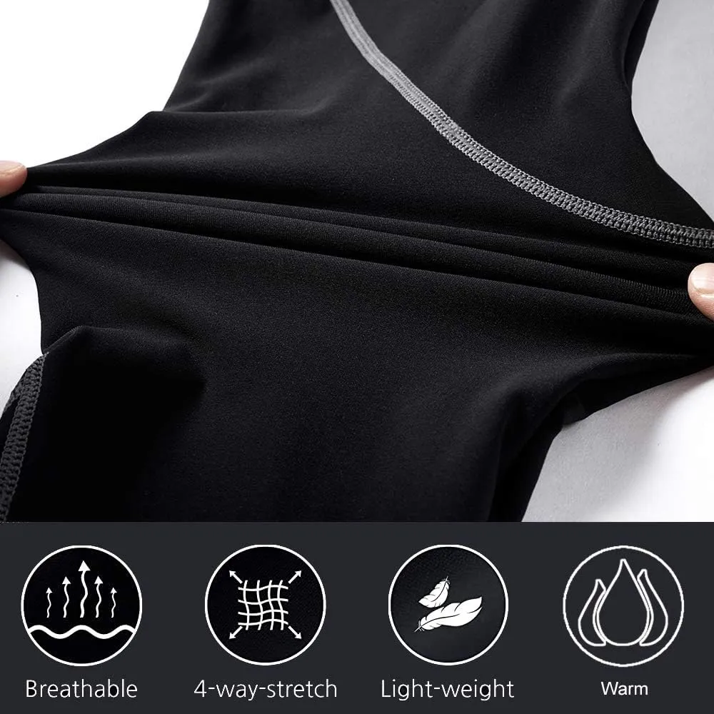 XGC Men's Long Cycling Pants Trousers Bike Pants Trousers Tights Legging with 4D Sponge Padded