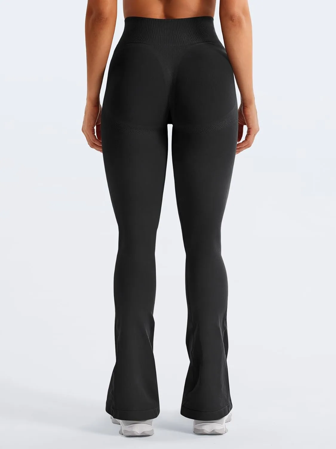 YEOREO Mini Flare Leggings Womens Workout Butt Lifting Legging Hidden Scrunch Seamless Impact Lilliean Yoga Pants