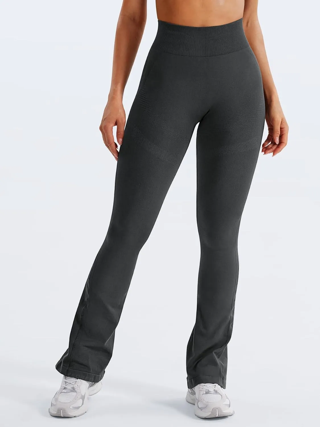 YEOREO Mini Flare Leggings Womens Workout Butt Lifting Legging Hidden Scrunch Seamless Impact Lilliean Yoga Pants